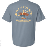 Jetty X EOS Boards & Brews Tee - blue