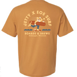 Jetty X EOS Boards & Brews Tee - Caramel