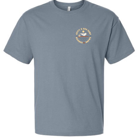 Jetty X EOS Boards & Brews Tee - blue