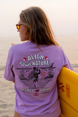 Kismet Supply - Align w/ Nature Tee - Purple