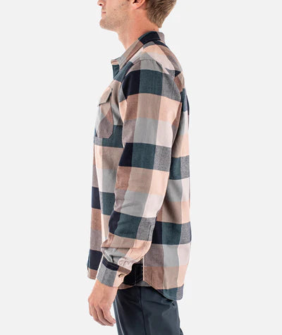 Jetty Breaker Flannel - Blush