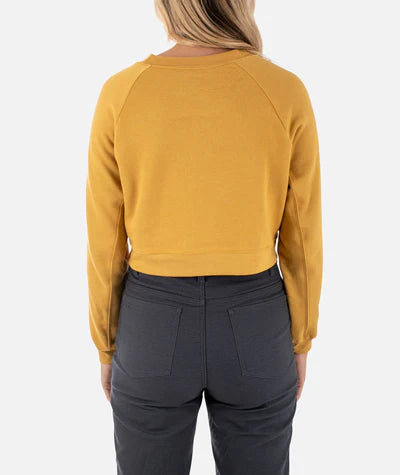 Jetty Deuces Crewneck - Mustard