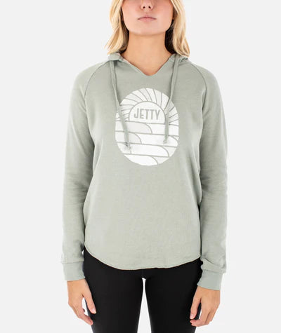 Jetty Point Break Hoodie - Sage Green