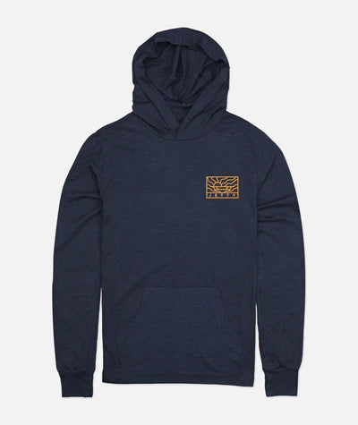 Jetty Valley Tee Hoodie - Navy