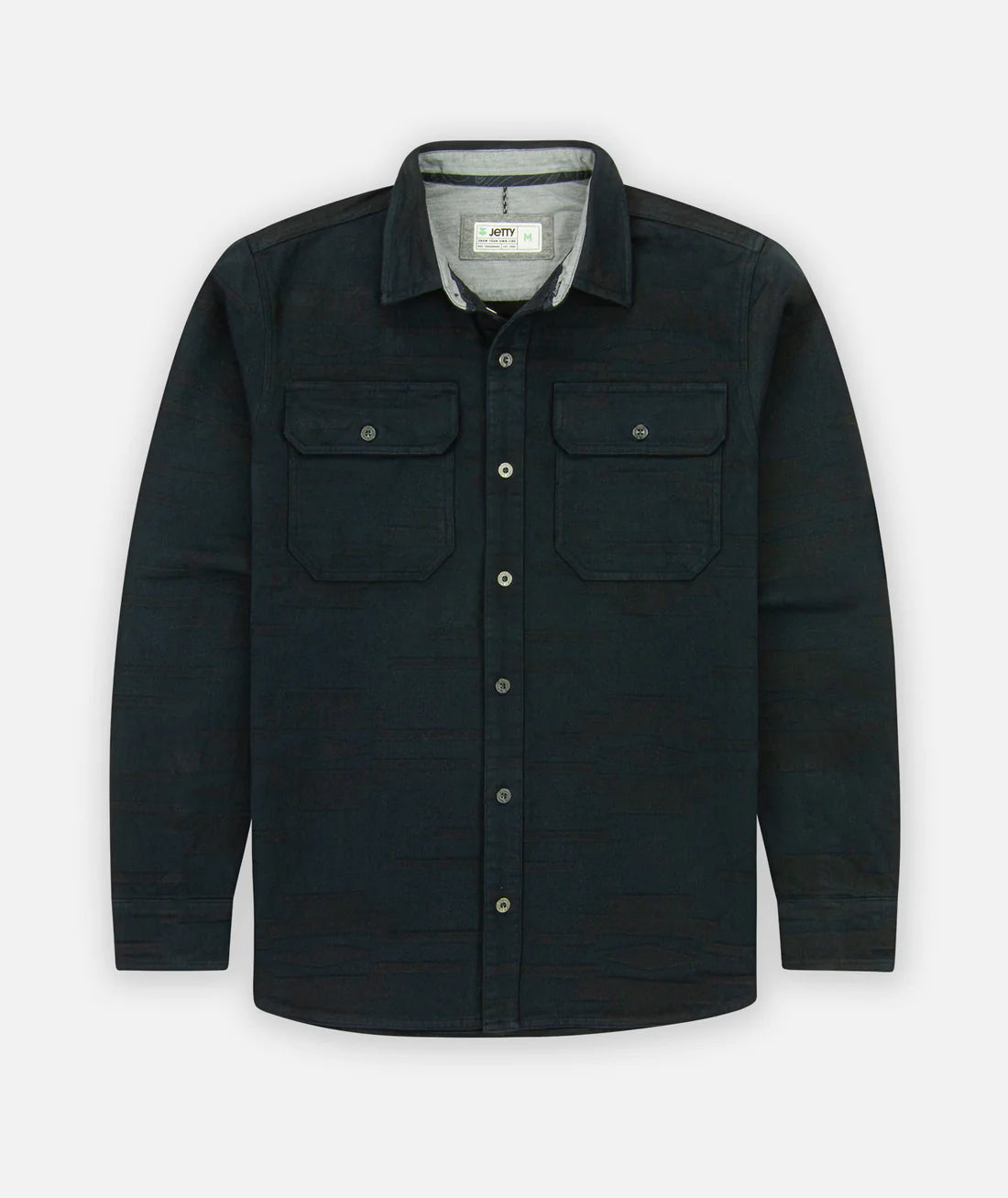 Jetty Horizon Flannel - Carbon