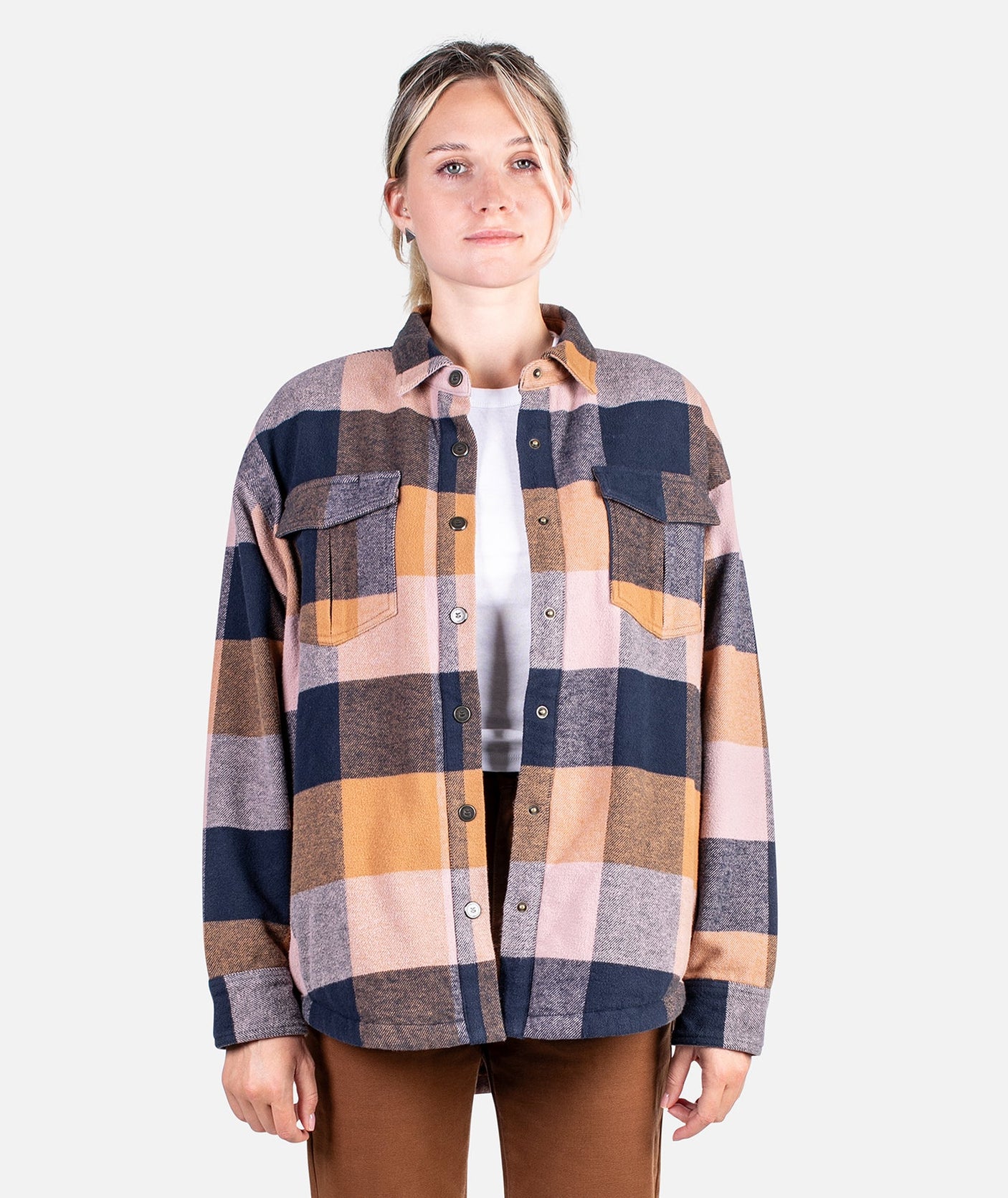 Jetty Nivean Flannel Jacket - Navy