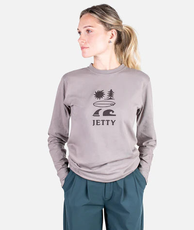 Jetty Terrains Long Sleeve - Grey