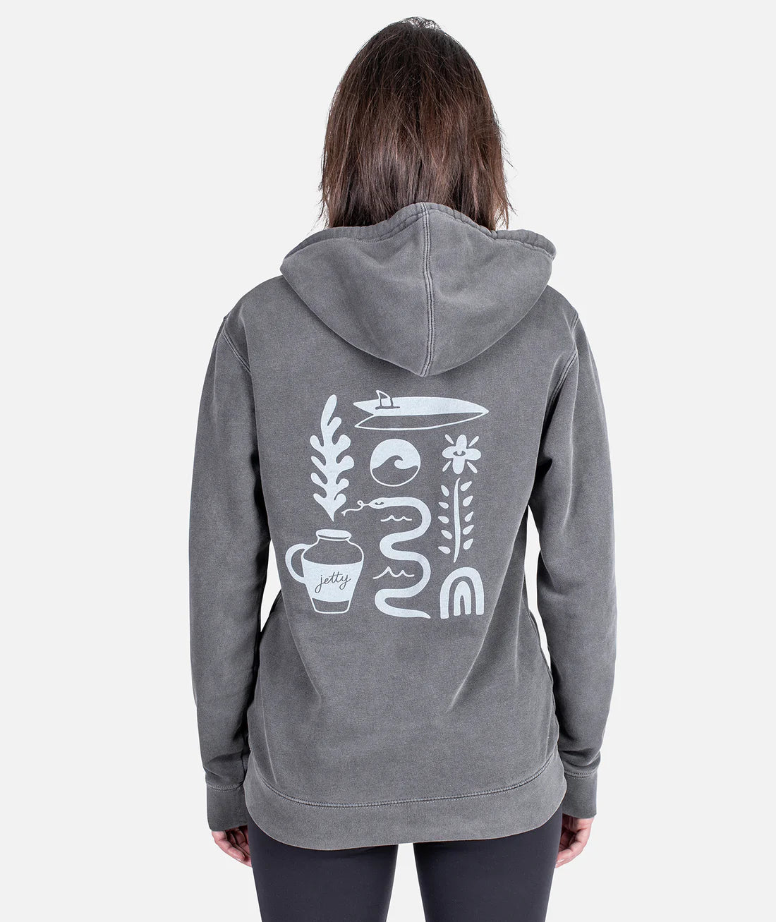 Jetty Seaboard Hoodie - Charcoal