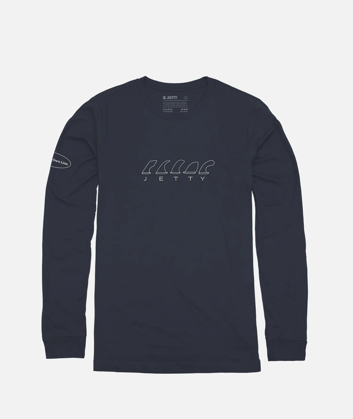 Jetty Fins Long Sleeve - Blue