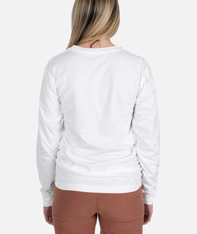 Jetty Seaboard Long Sleeve Tee - White