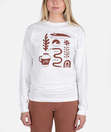 Jetty Seaboard Long Sleeve Tee - White