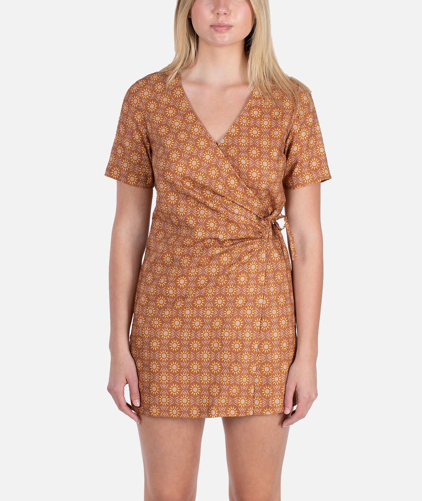 Drifter Wrap Dress - Brown