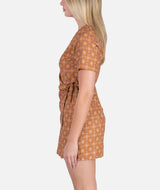 Drifter Wrap Dress - Brown