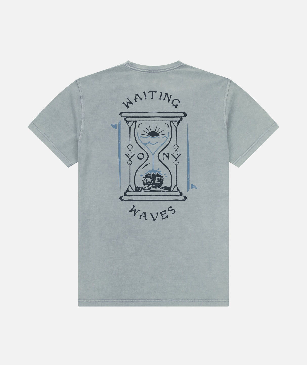 Jetty Waiting on Waves Tee - Light Blue