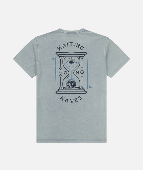 Jetty Waiting on Waves Tee - Light Blue