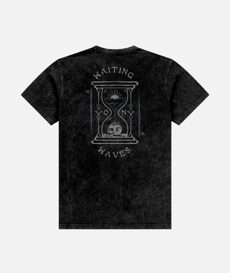 Jetty Waiting on Waves Tee - Black