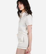 Jetty Jacquard Dune Short - Cream