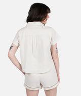 Jetty Jacquard Dune Short - Cream