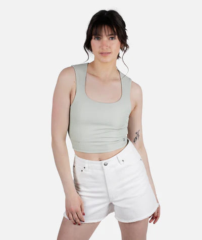 Jetty Mystic Rib Tank - Sage Green