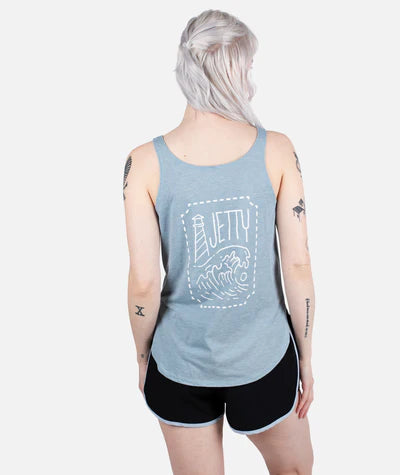 Jetty Lookout Tank - Light Blue