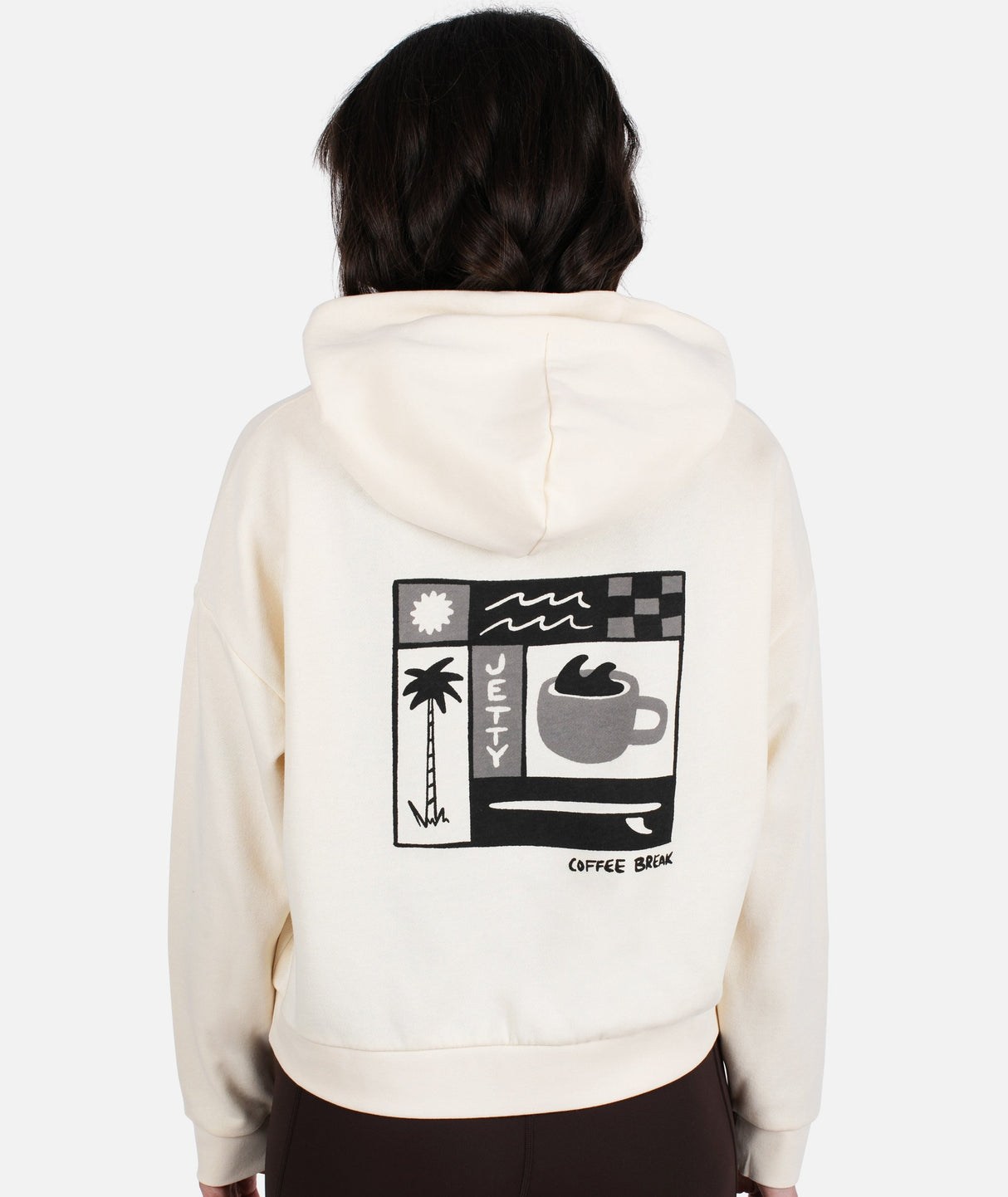 Jetty Coffee Break Hoodie - Bone