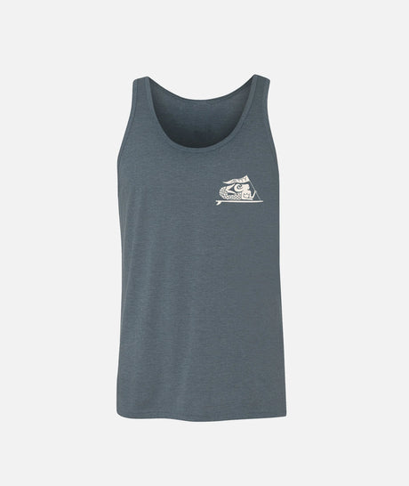 Jetty Banner Tank - Indigo
