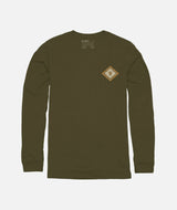 Jetty Men's Flare Long Sleeve -  Military Green
