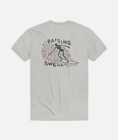 Jetty Raising Swell Tee - Heather Grey