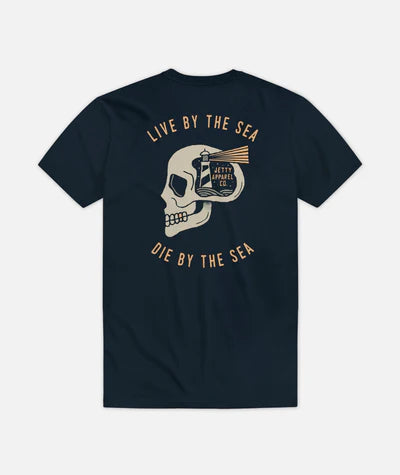 Jetty Skullhouse Tee - Navy