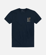 Jetty Skullhouse Tee - Navy