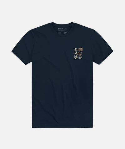 Jetty Skullhouse Tee - Navy