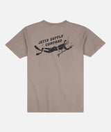 Jetty Spearfisher Tee - Cinder