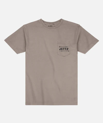 Jetty Spearfisher Tee - Cinder