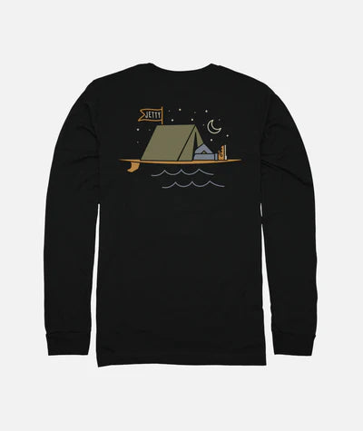 Jetty Drifter Long Sleeve - Black