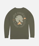 Jetty Breakers Crewneck - Army