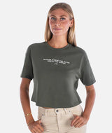Jetty Water and Woods Tee - Military Green