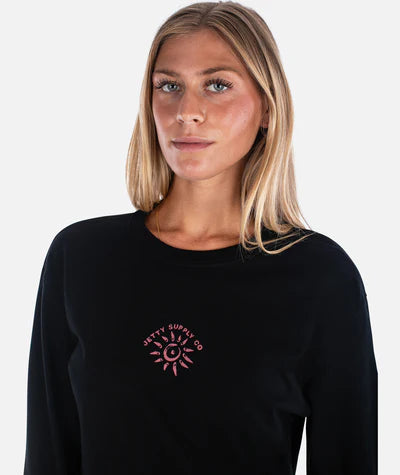 Jetty Sunsets Long Sleeve - Black
