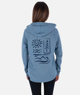 Jetty Sunsets Hoodie - Blue