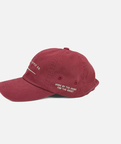 Jetty Glider Dad Hat - Red