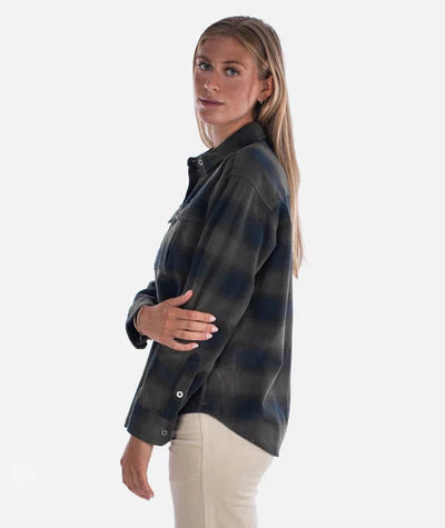 Jetty Anchor Flannel - Agave