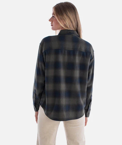 Jetty Anchor Flannel - Agave