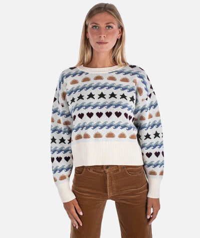 Jetty Crescent Sweater - Ivory