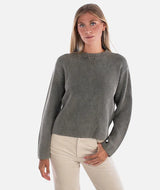 Jetty Sundrenched Crewneck Sweater - Olive