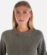 Jetty Sundrenched Crewneck Sweater - Olive