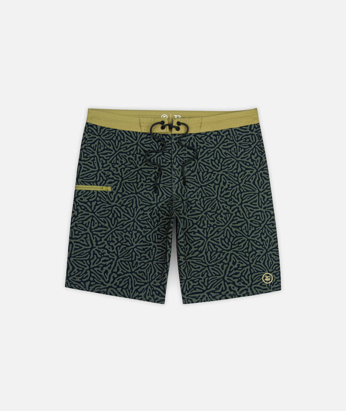 Jetty Holyoke Boardshort - Olive