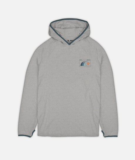 Jetty Mahi UV Tech Hoodie - Grey