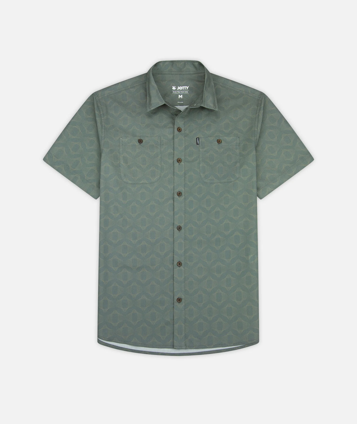 Jetty Seabrite Cotton Shirt - Agave