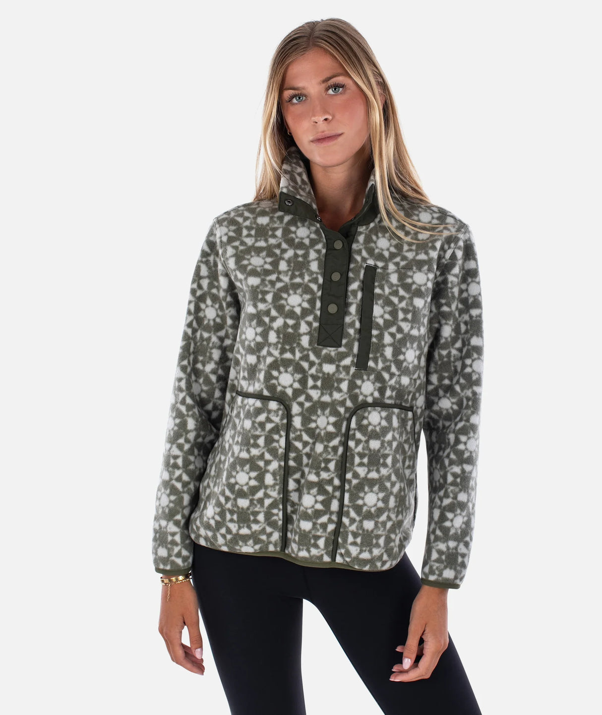 Jetty Women's Juniper Fleece - Olive