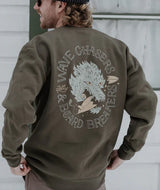 Jetty Breakers Crewneck - Army