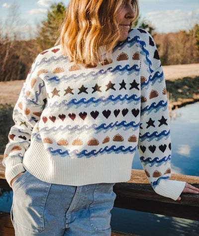 Jetty Crescent Sweater - Ivory